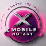 Logo for X Mobile Notary