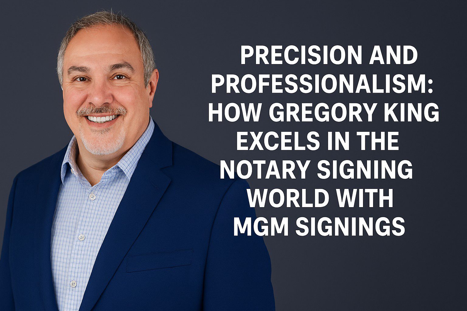 Gregory King: Precision & Professionalism at MGM Signings